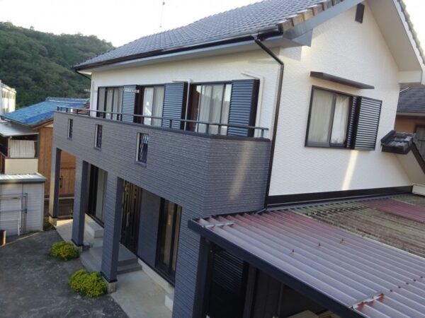 岡崎市樫山町 Y様邸 外壁塗装・ベランダ防水施工事例　リフォームスタジオニシヤマ