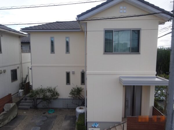 トヨタホーム様施工のお住まいの豊田市大清水町 A様邸 外壁塗装・ベランダ防水施工事例