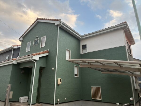 一般工務店様施工のお住まいの知多郡東浦町 H様邸 外壁塗装・ベランダ防水施工事例
