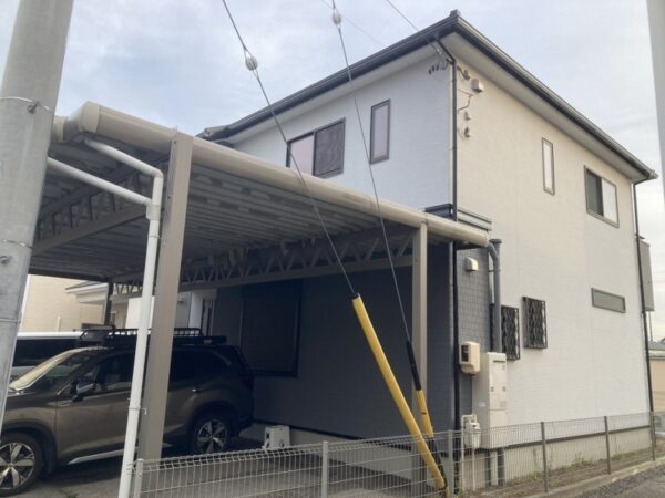 フジケン様施工のお住まいの額田郡幸田町  M様邸 外壁塗装・ベランダ防水・屋根カバー工法・防蟻工事施工事例