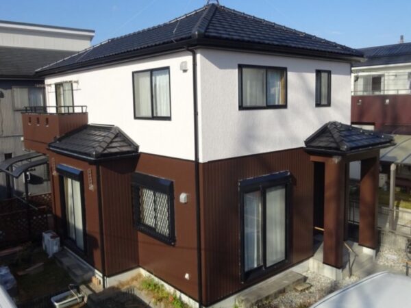 サンヨウハウジング様施工のお住まいの岡崎市細川町 M様邸 外壁塗装・ベランダ防水施工事例