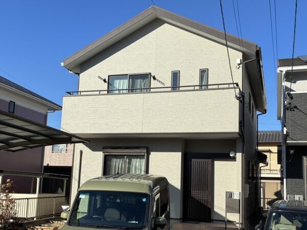 一般工務店様施工のお住まいの刈谷市半城土町 Y様邸 外壁塗装施工事例