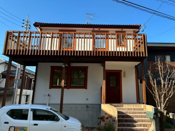 スウェーデンハウス様施工のお住まいの長久手市富士浦 K様邸 外壁塗装・屋根塗装施工事例