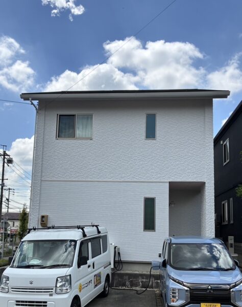 サーラ住宅様施工のお住まいの愛知郡東郷町 K様邸 外壁塗装・ベランダ防水施工事例