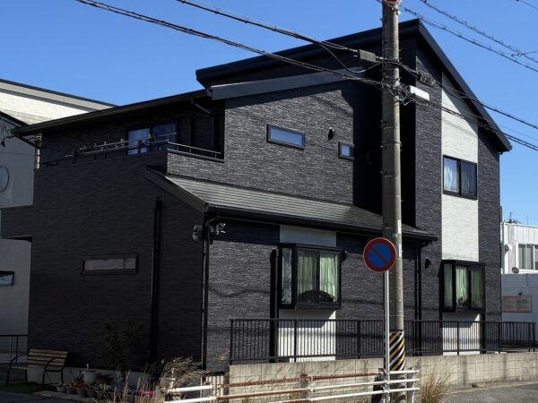 一般工務店様施工のお住まいの名古屋市緑区 N様邸 外壁塗装・ベランダ防水・屋根塗装施工事例