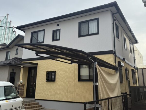 トヨタホーム様施工のお住まいの豊田市朝日ヶ丘 H様邸 外壁塗装施工事例