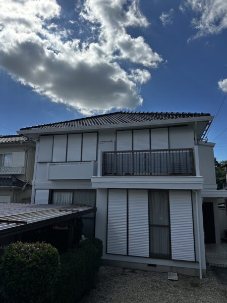トヨタホーム様施工のお住まいの豊田市巴町 U様邸 外壁塗装・屋根塗装施工事例