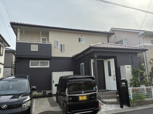 ニッポー様施工のお住まいの豊田市青木町 K様邸 外壁塗装・デザイン塗装・ベランダ防水施工事例