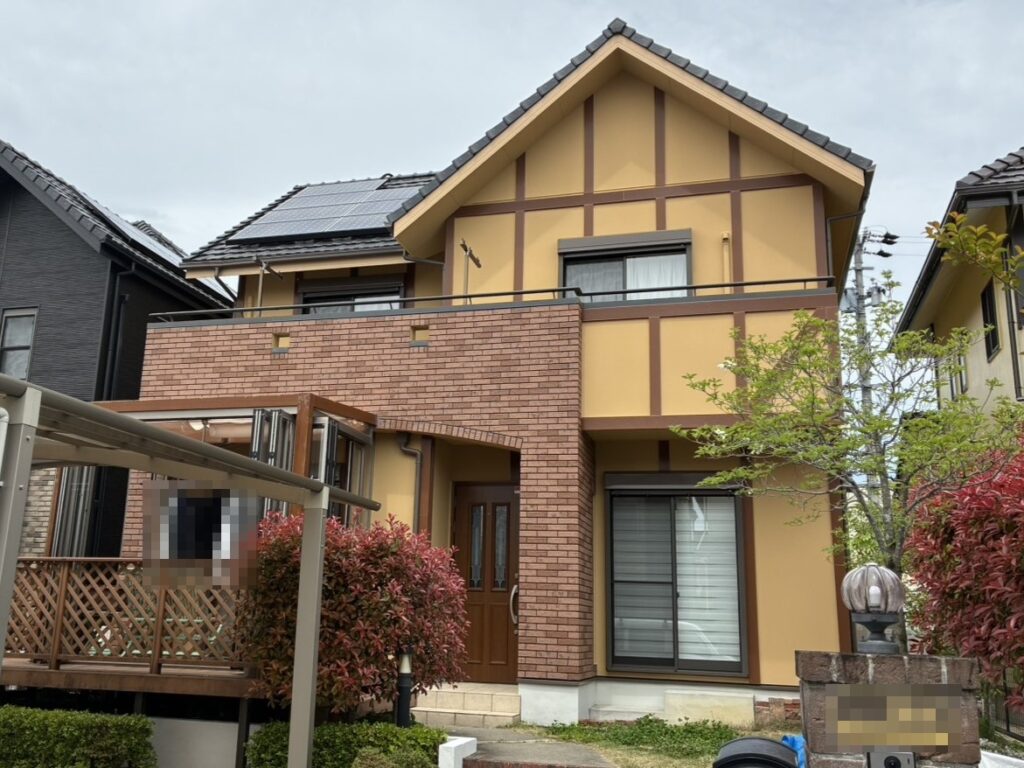 東新住建様施工のお住まいの豊田市美和町 O様邸 外壁塗装・ベランダ防水施工事例