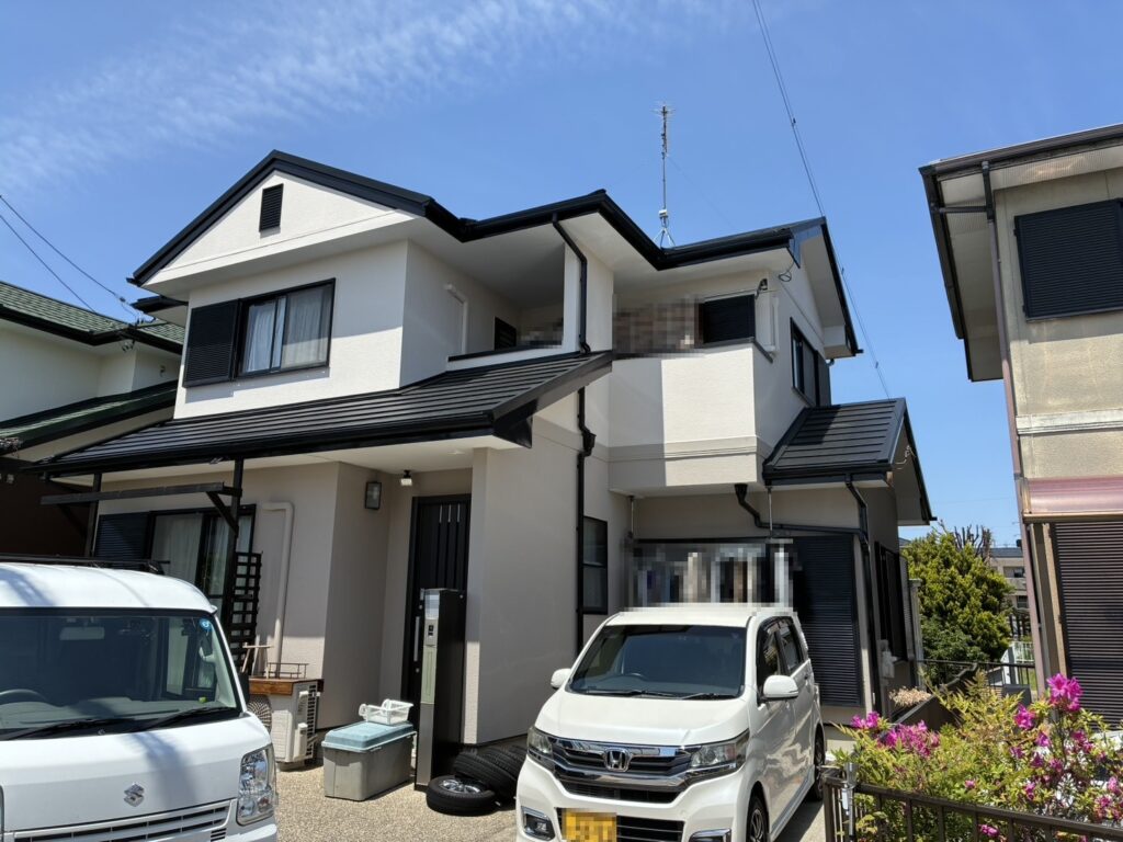 ナイス様施工のお住まいの豊田市今町 W様邸 外壁塗装・屋根カバー工法施工事例
