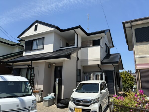 ナイス様施工のお住まいの豊田市今町 W様邸 外壁塗装・屋根カバー工法施工事例