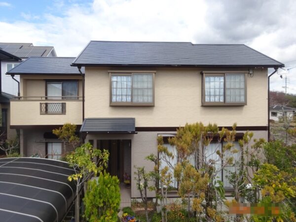 油久様施工のお住まいの豊田市乙部ケ丘 I様邸 外壁塗装・屋根塗装・ベランダ防水施工事例
