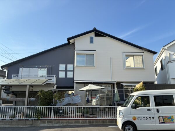 ウッドフレンズ様施工のお住まいの春日井市大留町 I様邸 外壁塗装施工事例