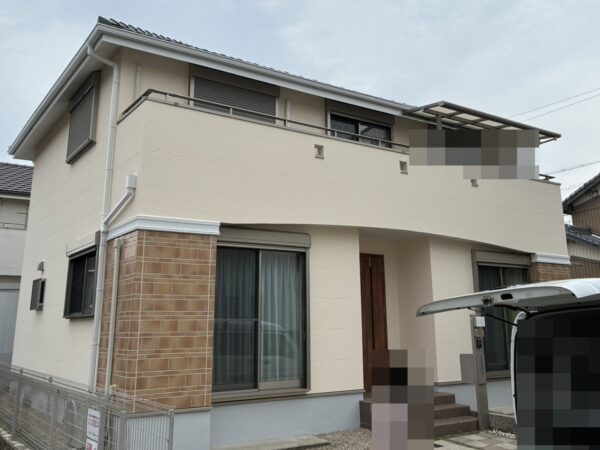 ザイソウハウス様施工のお住まいの豊田市桝塚西町 G様邸 外壁塗装・ベランダ防水工事例