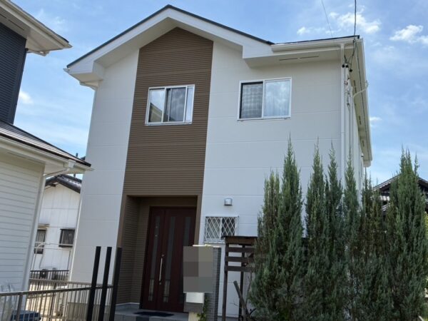 ユニバーサルホーム様施工のお住まいの豊田市越戸町 S様邸 外壁塗装・ベランダ防水施工事例
