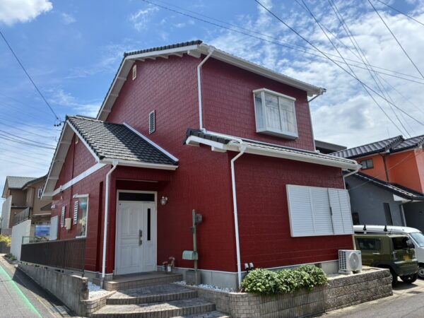 豊田市三軒町 K様邸 外壁塗装・ベランダ防水施工事例　リフォームスタジオニシヤマ